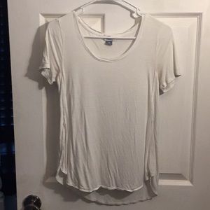 Solid white old navy top
